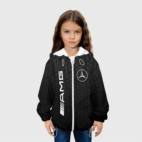 Детская куртка MERCEDES-BENZ AMG / 3D-Белый – фото 3