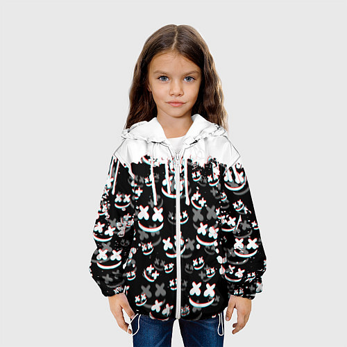 Детская куртка MARSHMELLO GLITCH / 3D-Белый – фото 3