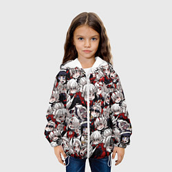 Куртка с капюшоном детская Helltaker, цвет: 3D-белый — фото 2