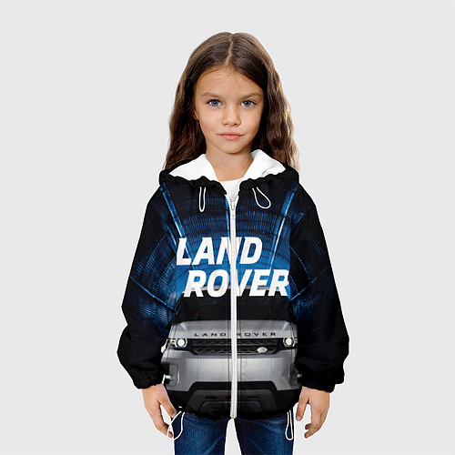 Детская куртка LAND ROVER / 3D-Белый – фото 3