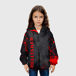 Куртка с капюшоном детская Helltaker Logo Z, цвет: 3D-черный — фото 2