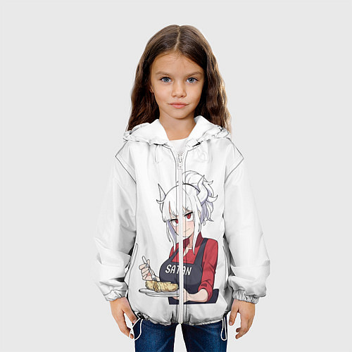 Детская куртка Helltaker / 3D-Белый – фото 3