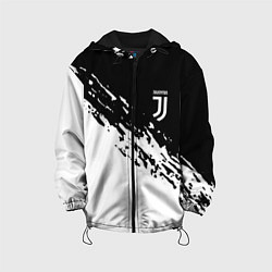 Куртка с капюшоном детская JUVENTUS, цвет: 3D-черный