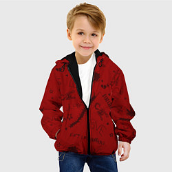 Куртка с капюшоном детская LIL PEEP ЛИЛ ПИП, цвет: 3D-черный — фото 2