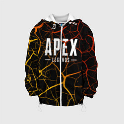Куртка с капюшоном детская Apex Legends, цвет: 3D-белый