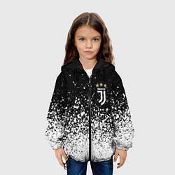 Куртка с капюшоном детская JUVENTUS, цвет: 3D-черный — фото 2