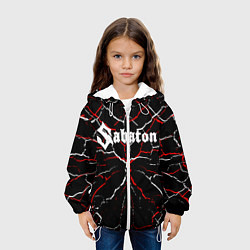 Куртка с капюшоном детская Sabaton, цвет: 3D-белый — фото 2