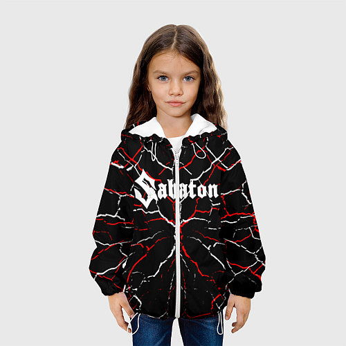 Детская куртка Sabaton / 3D-Белый – фото 3