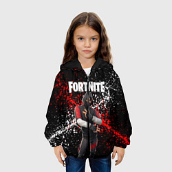 Куртка с капюшоном детская Fortnite Ikonik, цвет: 3D-черный — фото 2