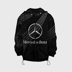 Куртка с капюшоном детская MERCEDES, цвет: 3D-черный