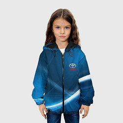 Куртка с капюшоном детская TOYOTA, цвет: 3D-черный — фото 2