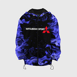 Куртка с капюшоном детская MITSUBISHI, цвет: 3D-черный