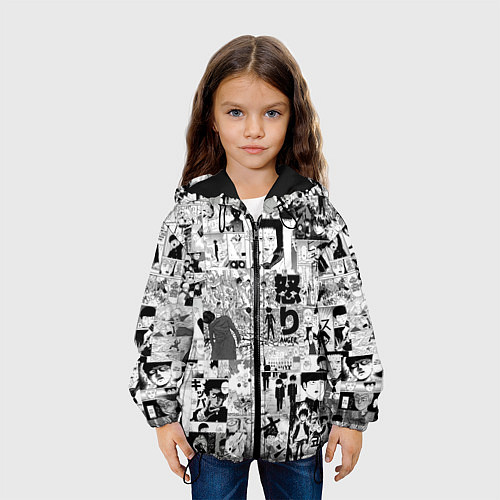 Детская куртка МОБ ПСИХО 100 / 3D-Черный – фото 3