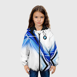 Куртка с капюшоном детская BMW, цвет: 3D-черный — фото 2