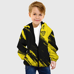 Куртка с капюшоном детская Borussia, цвет: 3D-черный — фото 2