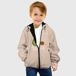 Куртка с капюшоном детская Face Off - Ill miss you bro, цвет: 3D-черный — фото 2