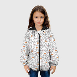 Куртка с капюшоном детская МИШКИ, цвет: 3D-черный — фото 2