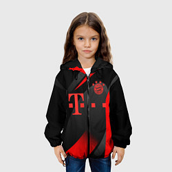 Куртка с капюшоном детская FC Bayern Munchen, цвет: 3D-черный — фото 2