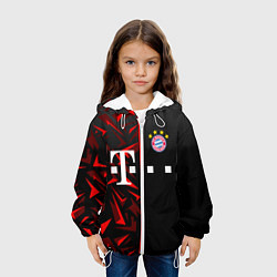 Куртка с капюшоном детская FC Bayern Munchen Форма, цвет: 3D-белый — фото 2