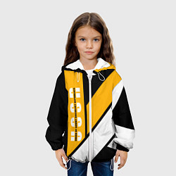 Куртка с капюшоном детская Union of Soviet Socialist Republics, цвет: 3D-белый — фото 2