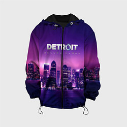 Куртка с капюшоном детская Detroit Become Human S, цвет: 3D-черный