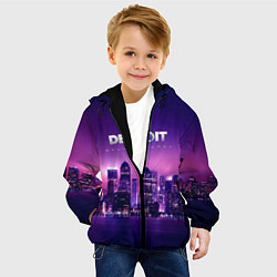 Куртка с капюшоном детская Detroit Become Human S, цвет: 3D-черный — фото 2