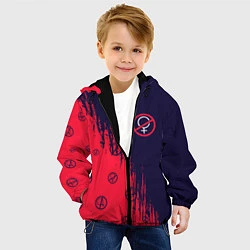 Куртка с капюшоном детская БЕЗ БАБ, цвет: 3D-черный — фото 2