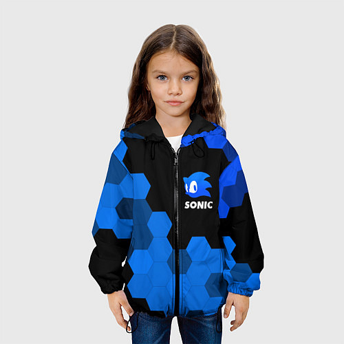 Детская куртка СОНИК SONIC / 3D-Черный – фото 3