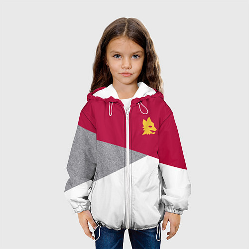 Детская куртка AS Roma Red Design 2122 / 3D-Белый – фото 3