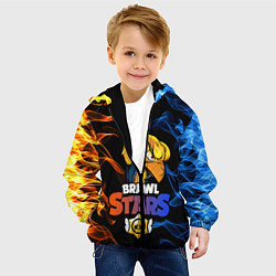 Куртка с капюшоном детская BRAWL STARS PHOENIX CROW, цвет: 3D-черный — фото 2