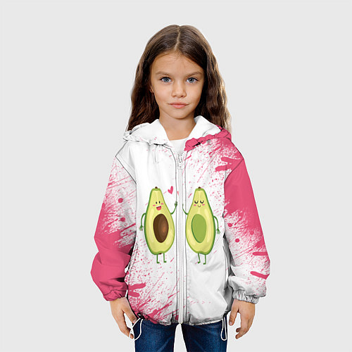 Детская куртка Авокадо / 3D-Белый – фото 3