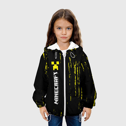 Детская куртка MINECRAFT МАЙНКРАФТ / 3D-Белый – фото 3