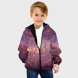 Куртка с капюшоном детская Fantasy Forest, цвет: 3D-черный — фото 2