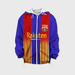 Куртка с капюшоном детская Barcelona 2020-2021 г, цвет: 3D-белый