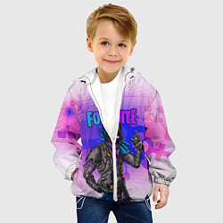 Куртка с капюшоном детская FORTNITE CROW, цвет: 3D-белый — фото 2