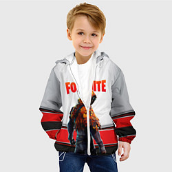 Куртка с капюшоном детская FORTNITE GAME, цвет: 3D-белый — фото 2
