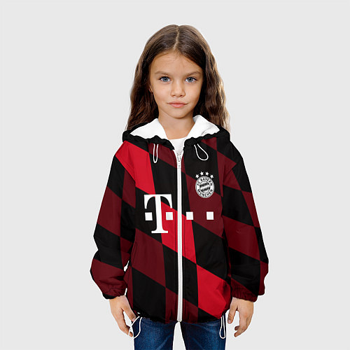 Детская куртка ФК Бавария Мюнхен / 3D-Белый – фото 3