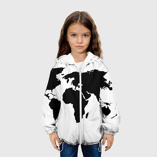 Детская куртка Весь мир / 3D-Белый – фото 3