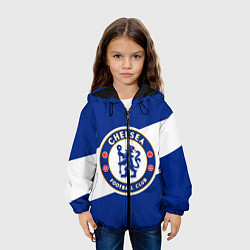 Куртка с капюшоном детская Chelsea SPORT, цвет: 3D-черный — фото 2