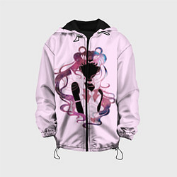 Куртка с капюшоном детская Космическая Сейлор Мун, цвет: 3D-черный