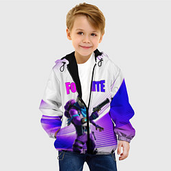 Куртка с капюшоном детская FORTNITE, цвет: 3D-черный — фото 2