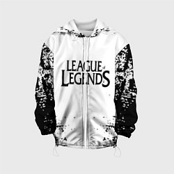 Куртка с капюшоном детская League of legends, цвет: 3D-белый