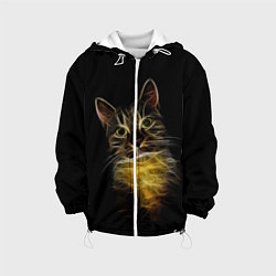 Детская куртка Дымчато-световой кот