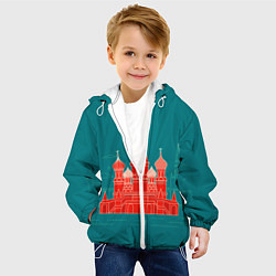 Куртка с капюшоном детская Москва, цвет: 3D-белый — фото 2