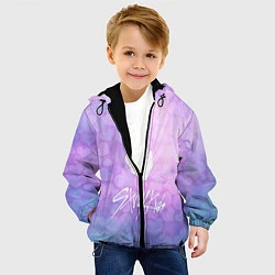 Куртка с капюшоном детская Stray Kids, цвет: 3D-черный — фото 2