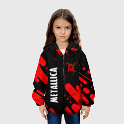 Куртка с капюшоном детская METALLICA МЕТАЛЛИКА, цвет: 3D-черный — фото 2