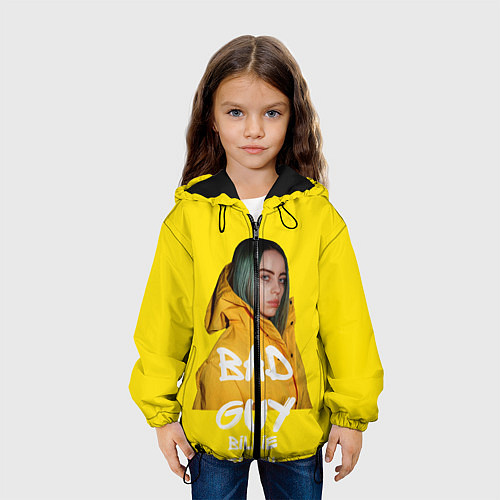 Детская куртка Billie Eilish Билли Айлиш / 3D-Черный – фото 3