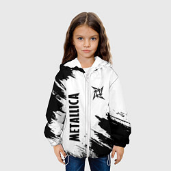 Куртка с капюшоном детская METALLICA МЕТАЛЛИКА, цвет: 3D-белый — фото 2