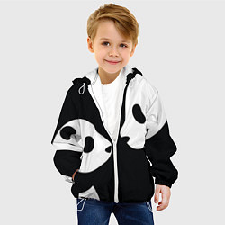Куртка с капюшоном детская Panda, цвет: 3D-белый — фото 2
