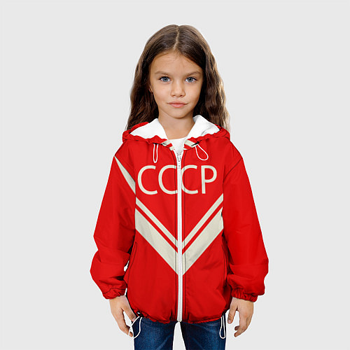 Детская куртка СССР хоккейная форма / 3D-Белый – фото 3